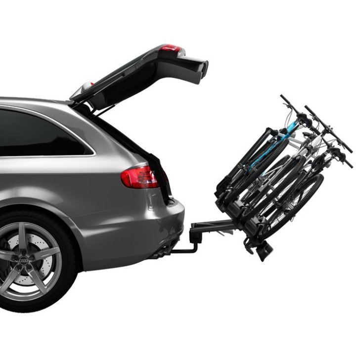 Kupplungsfahrradträger Thule VeloCompact 13-pin 3 Fahrräder Schwarz – Bild 4