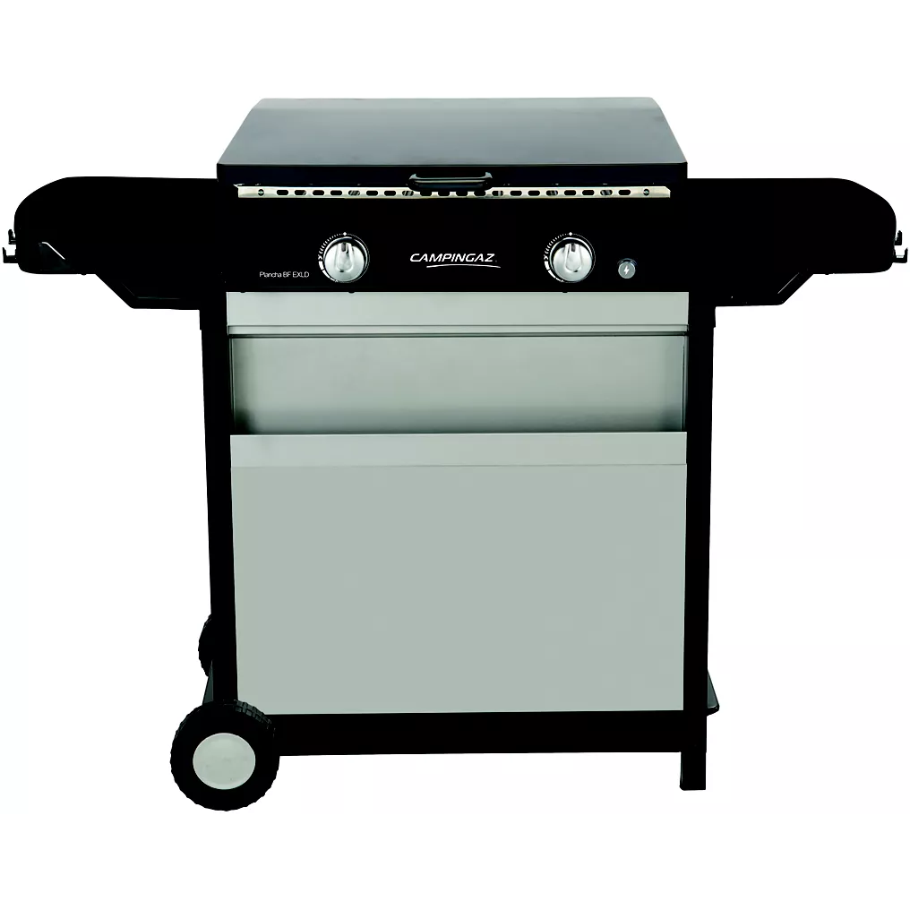 Gas-Plancha CAMPINGAZ BLUE FLAME EXLD 2 Brenner auf Wagen, 60×40 cm – Bild 7