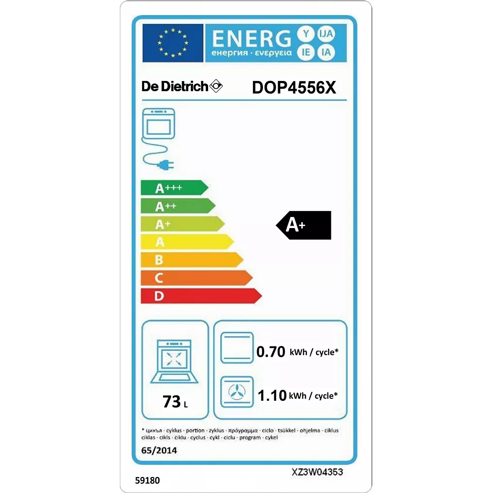 Einbaubackofen DE DIETRICH DOP4556X Sensor Pyrolyse – Bild 11