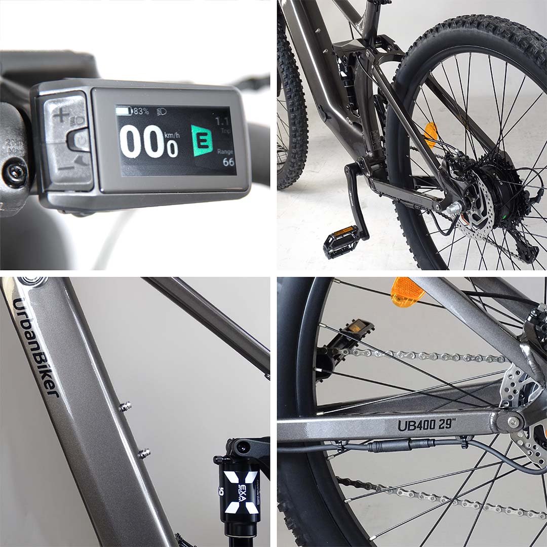 E-MTB UrbanBiker UB400B Fully – Bild 6