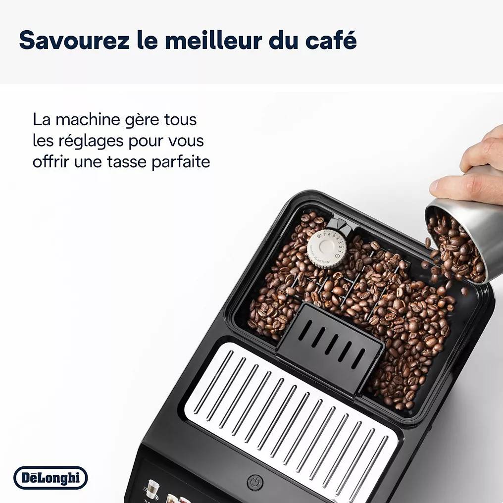 Kaffeevollautomat DELONGHI ECAM450.65.S Eletta Explore Silber – Bild 7