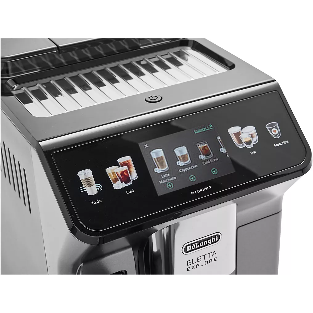 Kaffeevollautomat DELONGHI ECAM450.65.S Eletta Explore Silber – Bild 4