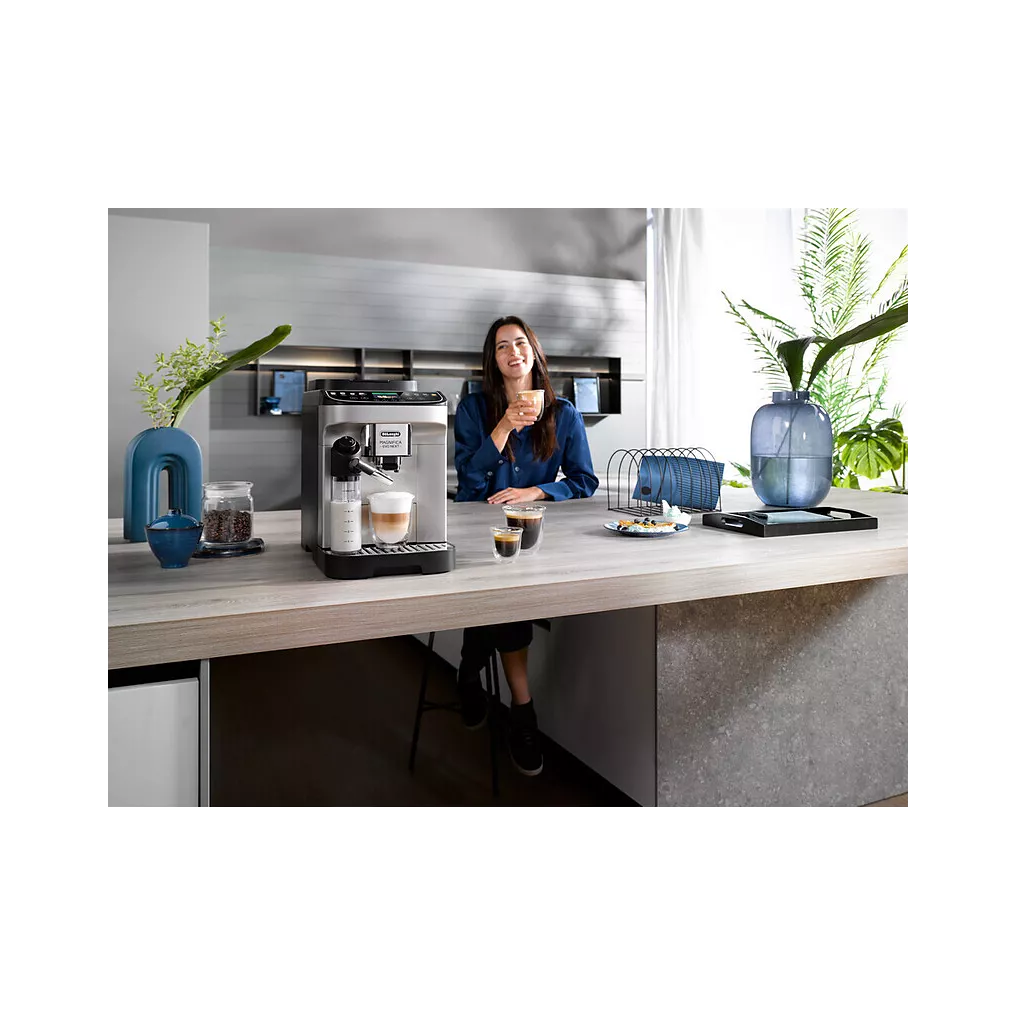 Kaffeevollautomat DELONGHI ECAM310.80.SB Magnifica Evo Next Edelstahl – Bild 4