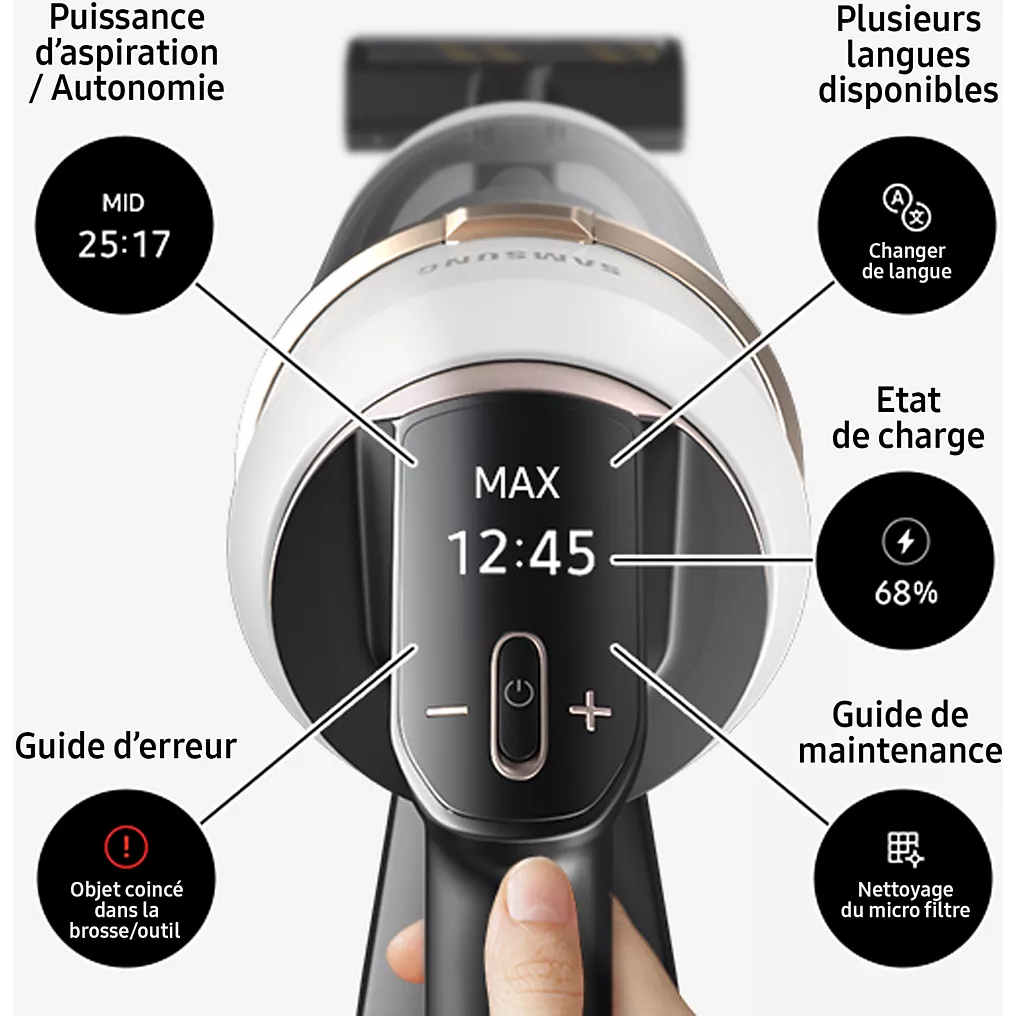 Akku-Staubsauger SAMSUNG Bespoke Jet Plus Complete 2 Akkus – Bild 7