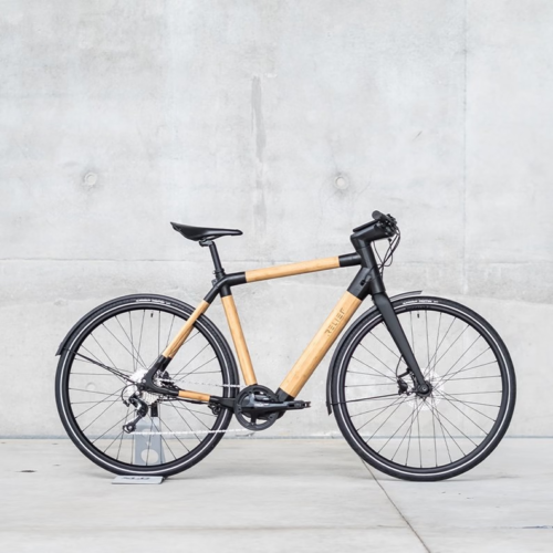 E-Bike in bambou relief