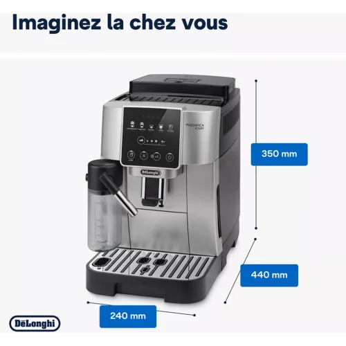 Kaffeevollautomat DELONGHI FEB22.82.SB Magnifica Start Silber