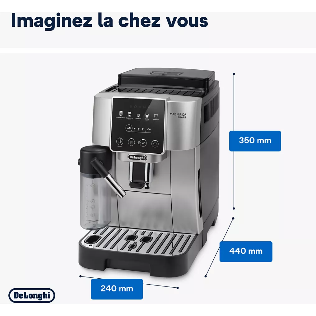 Kaffeevollautomat DELONGHI FEB22.82.SB Magnifica Start Silber