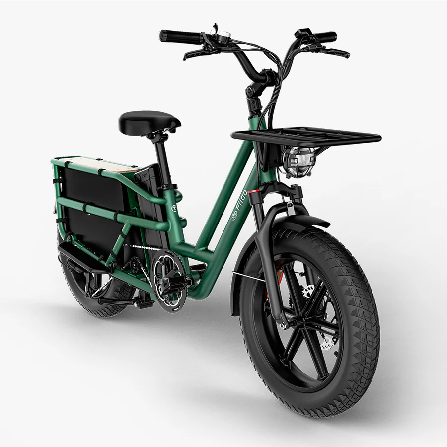 Fiido T2 E-Bike Longtail Fatbike Cargo – Bild 5
