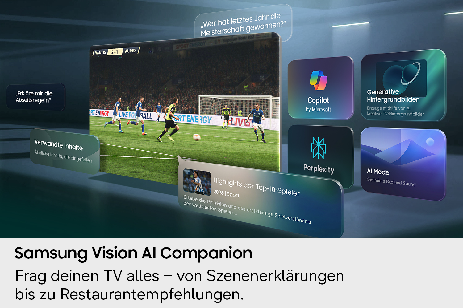 Samsung GMR75R95HATXZG – 75″ Micro RGB R95H Vision AI Smart TV (2026) 4K 165Hz – Bild 12