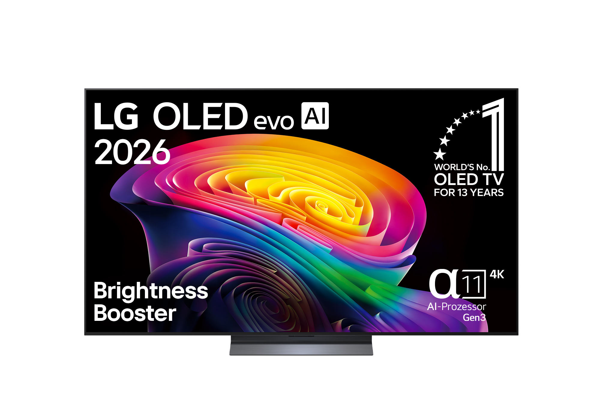 LG OLED65C68LA.AEU – 65 Zoll 4K OLED evo AI TV C6 inkl. Standfuß