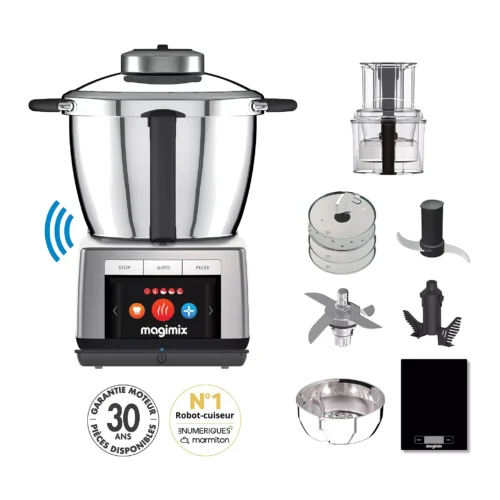 Küchenmaschine mit Kochfunktion Magimix Cook Expert Connect Chrom 18913