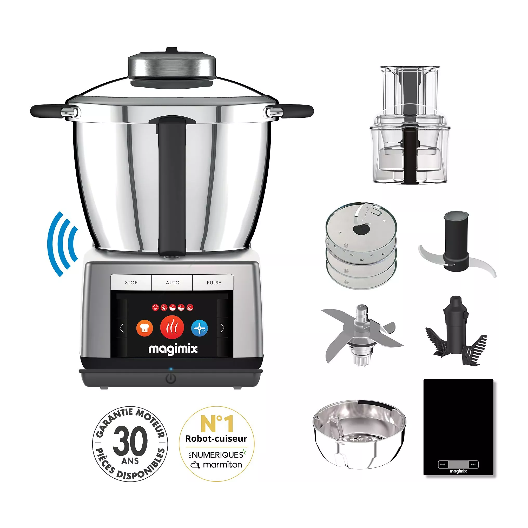 Küchenmaschine mit Kochfunktion Magimix Cook Expert Connect Chrom 18913