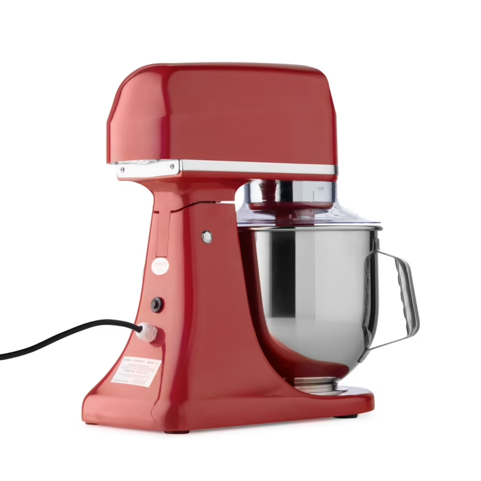 Maxima Planetenrührmaschine 7 L – bis 2 kg Teig Himbeerrot