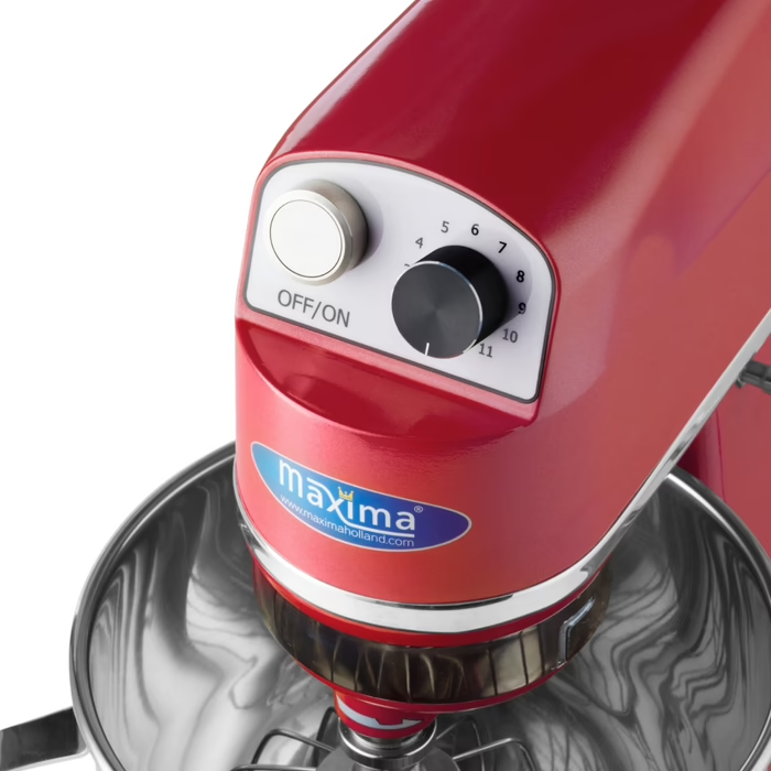 Maxima Planetenrührmaschine 7 L – bis 2 kg Teig Himbeerrot – Bild 4