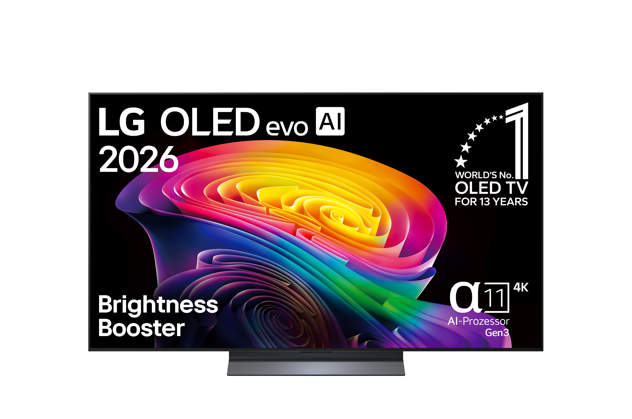 LG OLED55C68LA.AEU – 55 Zoll 4K OLED evo AI TV C6 inkl. Standfuß