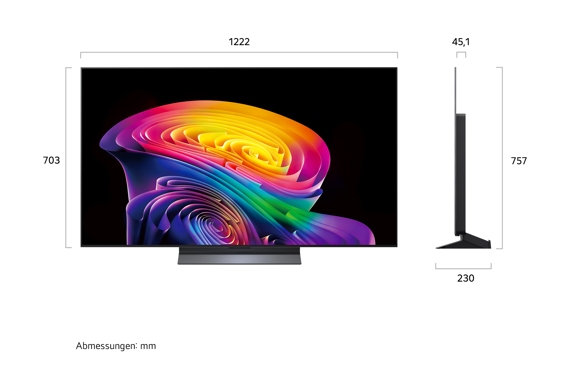 LG OLED55C68LA.AEU – 55 Zoll 4K OLED evo AI TV C6 inkl. Standfuß – Bild 3