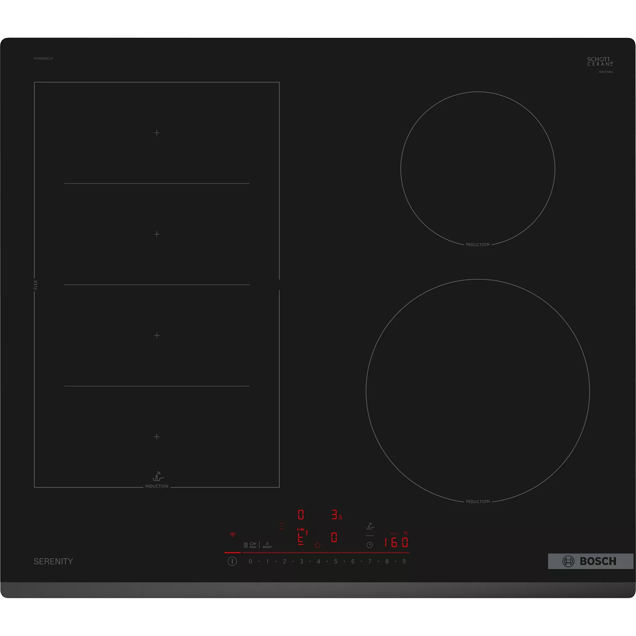 Induktionskochfeld BOSCH PIX63SHC1F Serenity FlexInduction – Bild 9