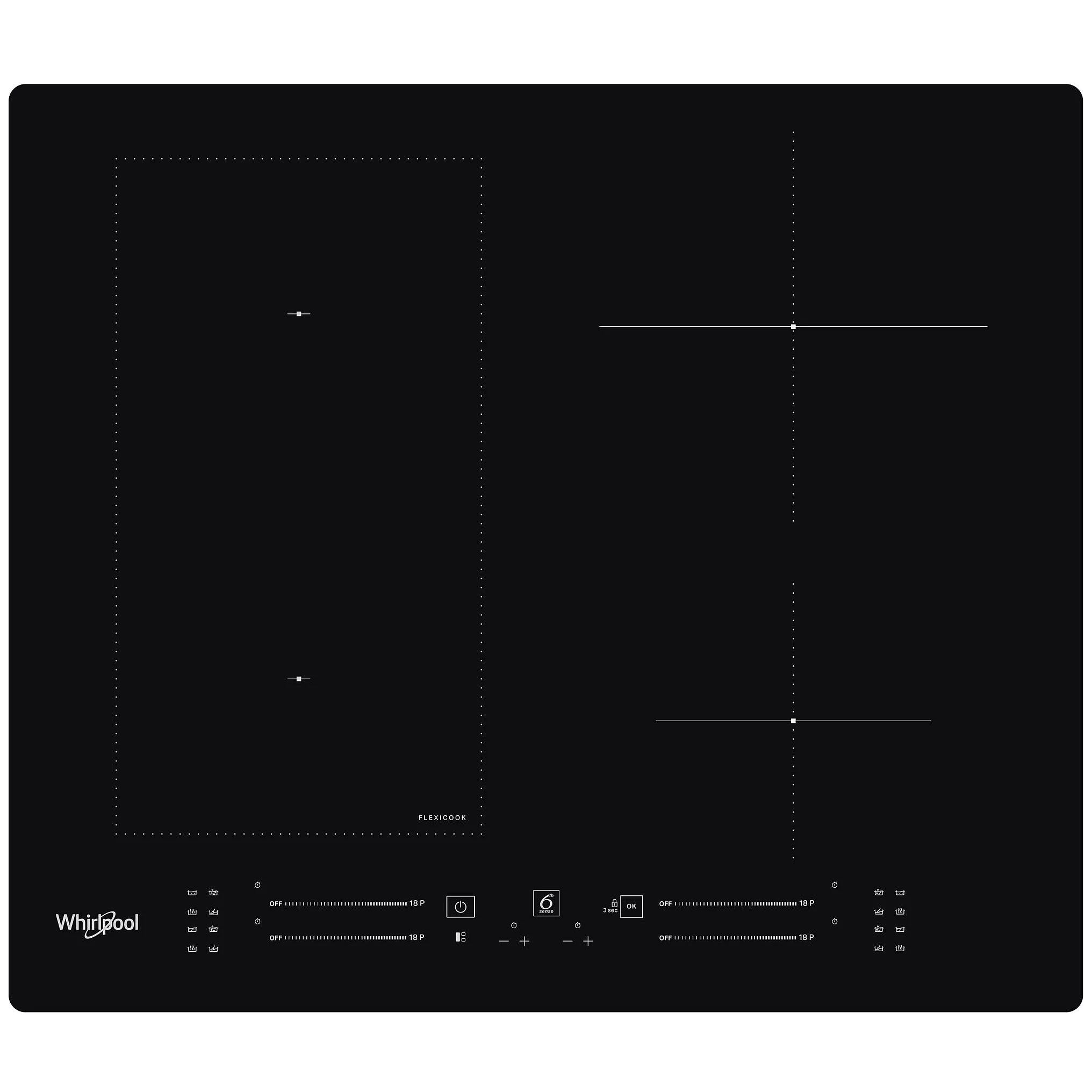 Induktionskochfeld WHIRLPOOL WLS7960NE