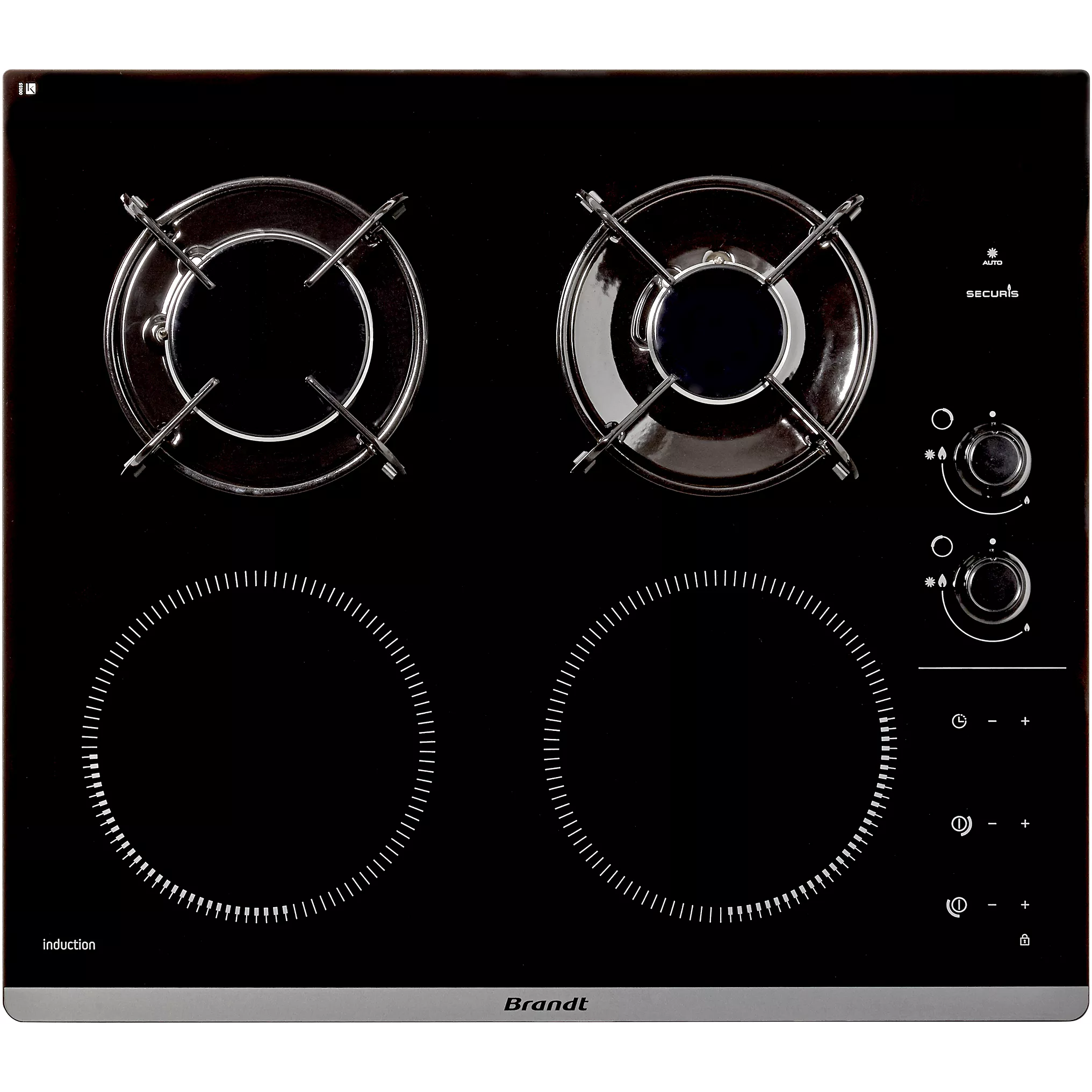 Kombi-Induktions-Gas-Kochfeld BRANDT BPI6413BM – Bild 6