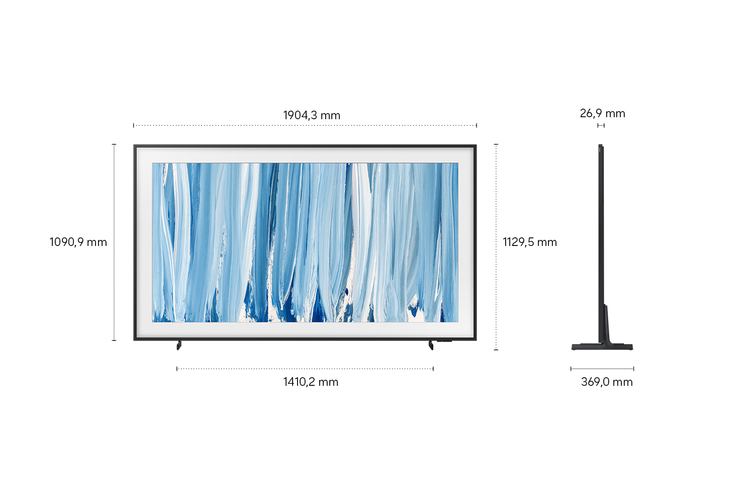 Samsung GQ85LS03HWUXZG – 85 Zoll The Frame Pro 4K Neo QLED Vision AI Smart TV (2026) – Bild 2