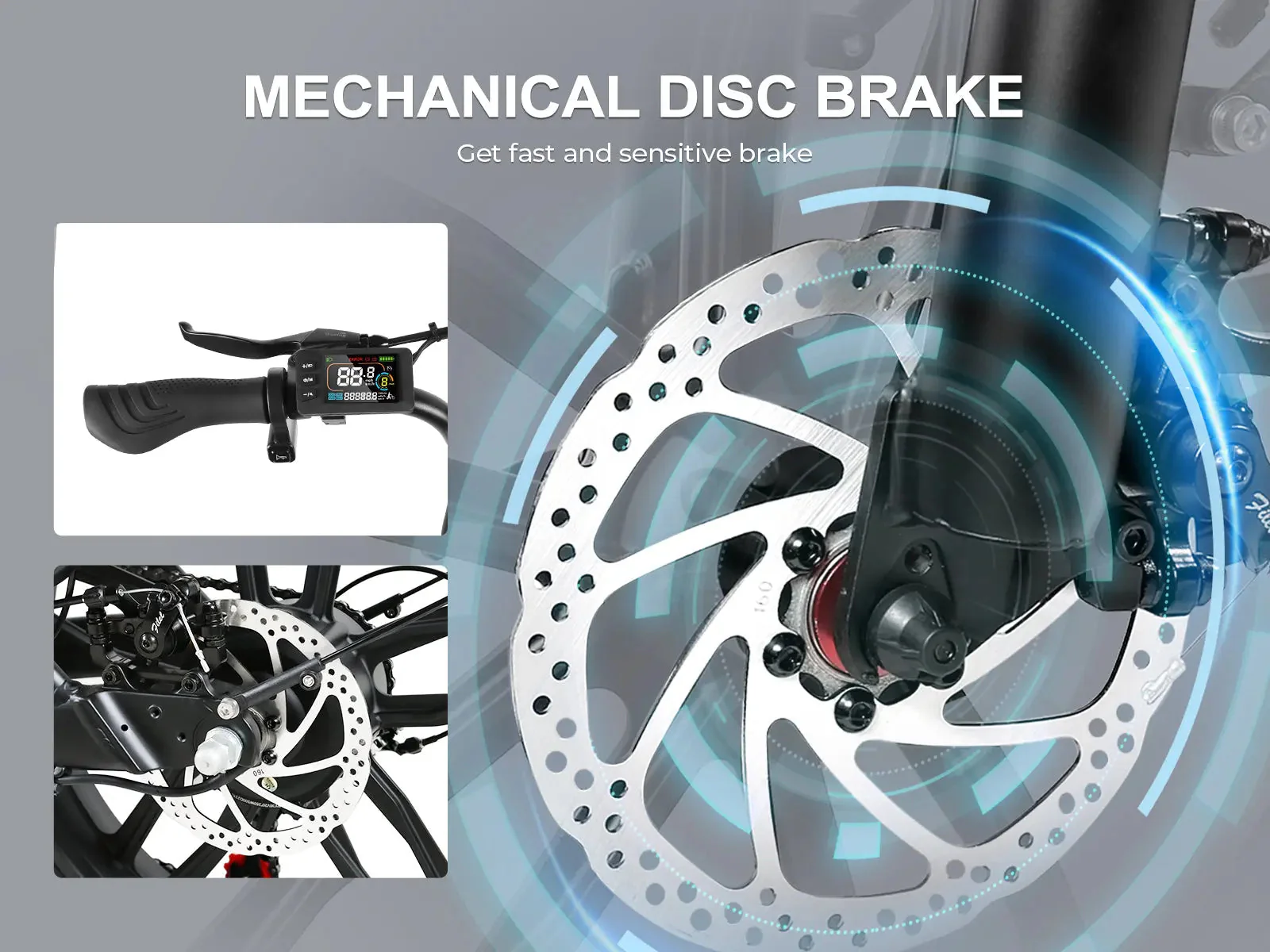 Klapp-E-Bike SAMEBIKE C05 Pro – Bild 9
