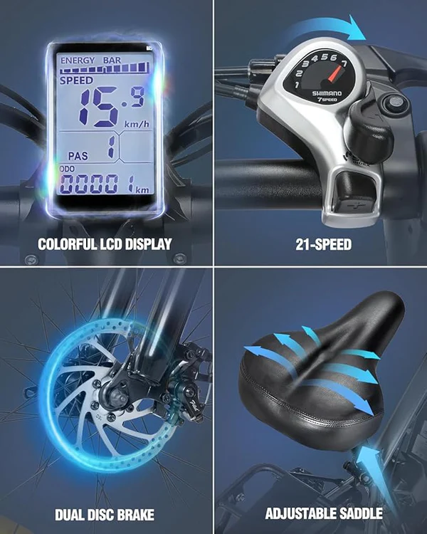 E-Bike Ridstar E26 Pro à Doppelmotor 2000 W 48 V 23 Ah – Bild 5