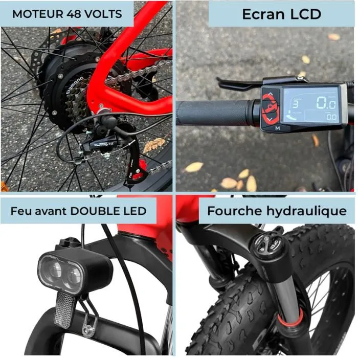 E-Bike YEEP.ME HOLIDAY Fat-Bike 26″ – Bild 3