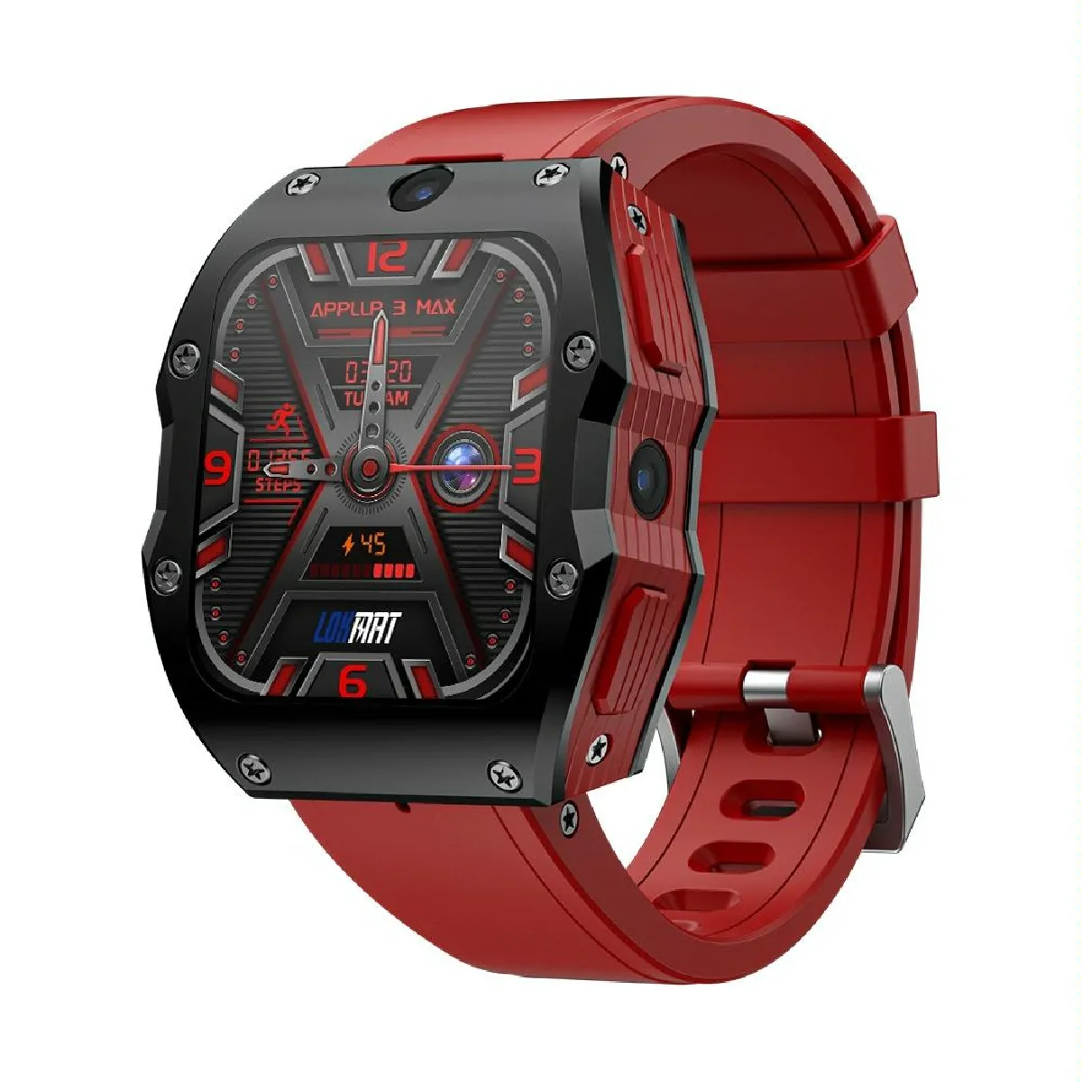 Yonis 4G Wasserdichte Sportuhr SOS 2,02″ – Bild 3