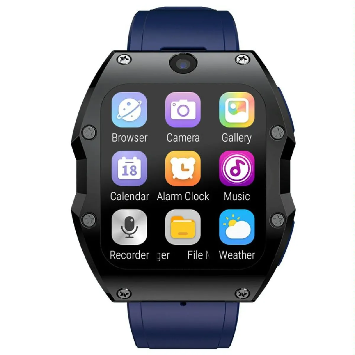 Yonis 4G Wasserdichte Sportuhr SOS 2,02″