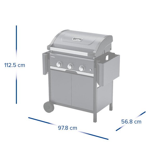 Gasgrill Select 3 LX Plus + Plancha – Campingaz – Bild 2