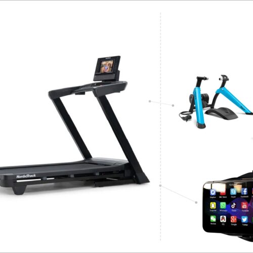 Pack Home Fitness – Laufband + Heimtrainer + Smartwatch